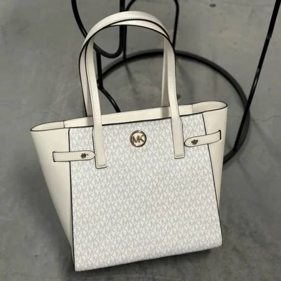 MICHAEL MICHAEL KORS CARMEN 35S2GNMT3B OPWHT MULTILG NS TOTE - Picture 1 of 6